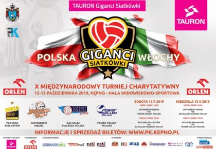 Zapraszamy na X Międzynarodowy Turniej Charytatywny „Giganci Siatkówki”