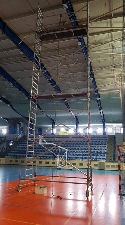 Kolejne prace modernizacyjne w obiekcie hali widowiskowo-sportowej w Kępnie