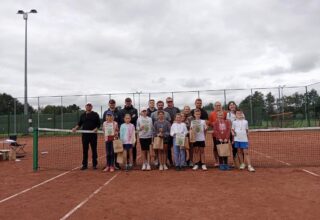 II turniej dzieci w tenisie ziemnym