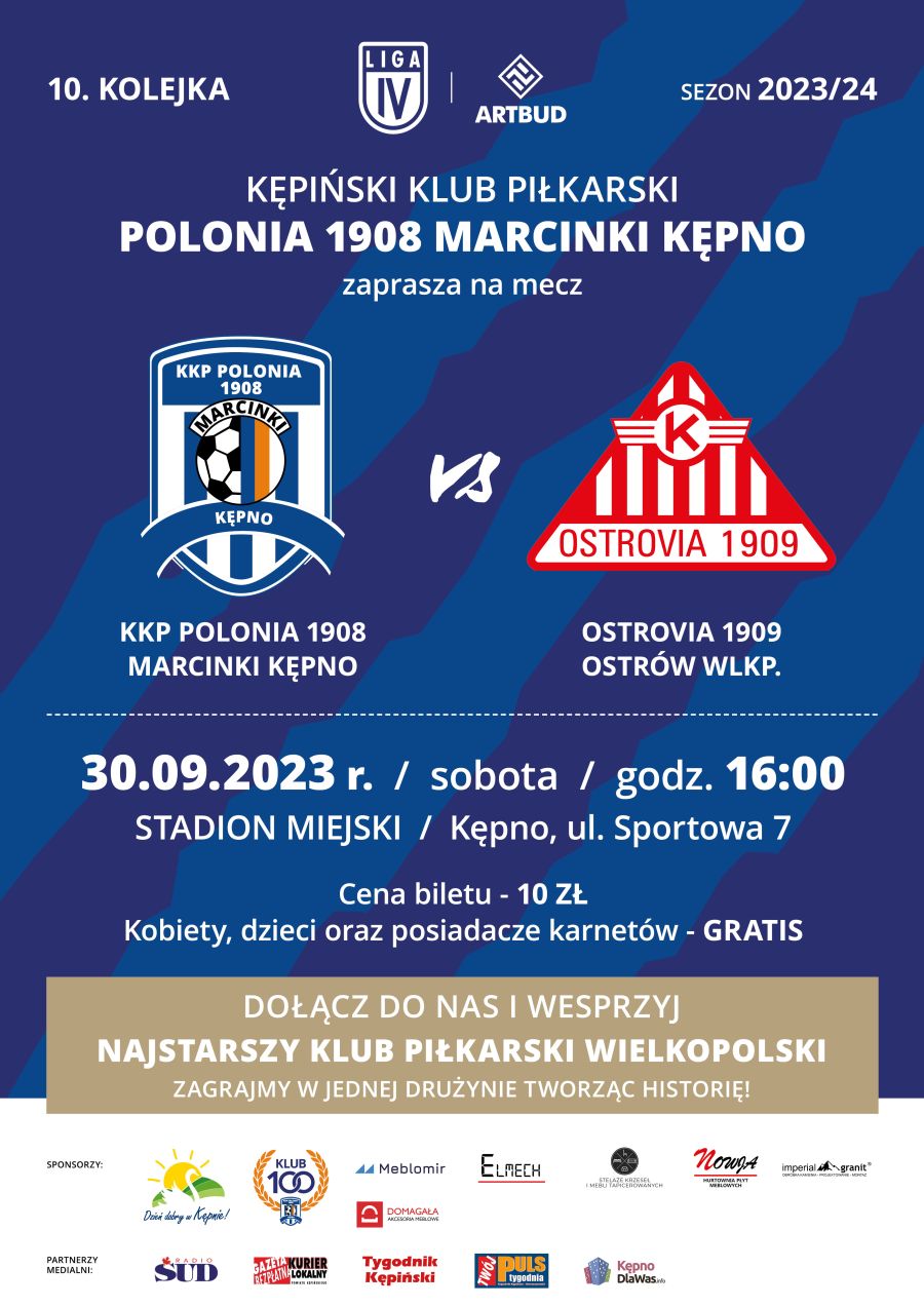 Polonia 1908 Marcinki Kępno – mecz ligowy