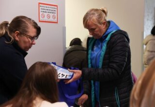 Kadra naszej Spółki w akcji podczas biegu ulicznego św. Marcina