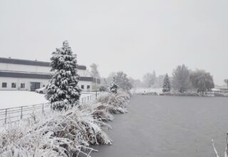 Zima przy ul. Sportowej