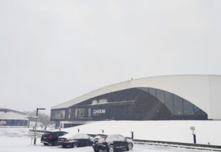 Zima przy ul. Sportowej