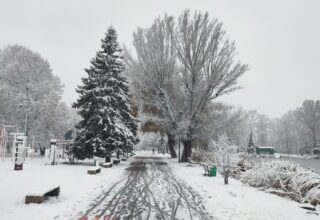 Zima przy ul. Sportowej