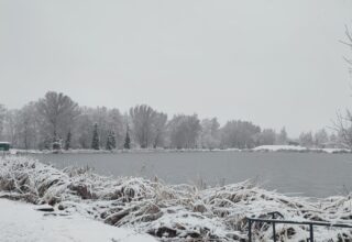 Zima przy ul. Sportowej