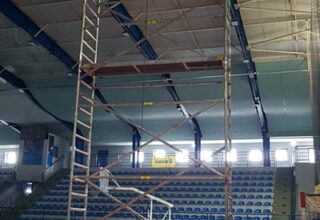 WYMIANA OŚWIETLENIA NAD PŁYTĄ GŁÓWNĄ HALI WIDOWISKOWO-SPORTOWEJ