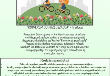 Z NIESKRYWANĄ PRZYJEMNOŚCIĄ PO RAZ KOLEJNY PRZYSTĘPUJEMY DO AKCJI ZAINICJOWANEJ PRZEZ PRZEDSZKOLE SAMORZĄDOWE NR 5 W KĘPNIE!