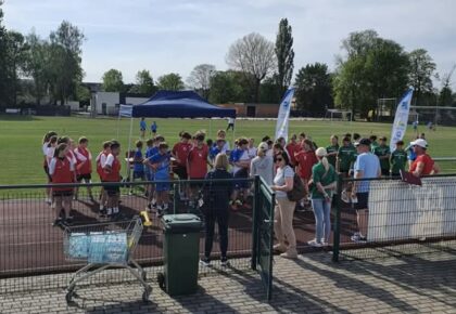 ZA NAMI EMOCJONUJĄCE MISTRZOSTWA SZKÓŁ W CZWÓRBOJU LEKKOATLETYCZNYM, KTÓRE ODBYŁY SIĘ 5 MAJA ZGODNIE Z KALENDARZEM SZKOLNEGO ZWIĄZKU SPORTOWEGO „WIELKOPOLSKA”!