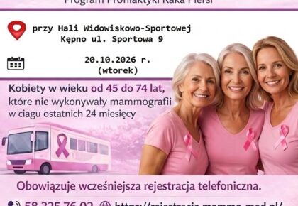 Trwają badania mammograficzne